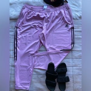 Adidas joggers pink